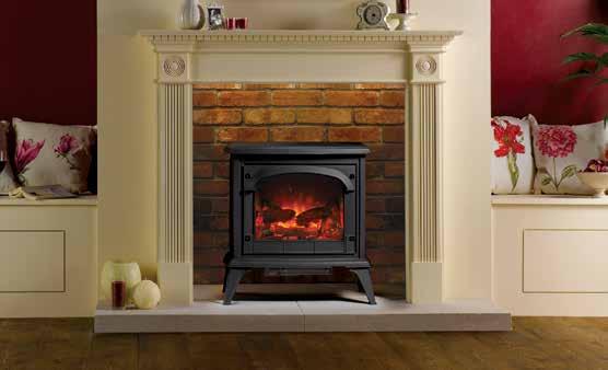 plugging in and switching on for Gazco s highly realistic log-effect fire, with choice of three different brightness settings providing soothing comfort and instant controllable warmth.