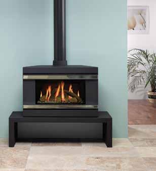 Gas F67 Riva Gas F67 Riva If you need a high level of heating performance and efficiency but are seeking a look that is, perhaps, a little closer to a contemporary fire than a stove, then the F67