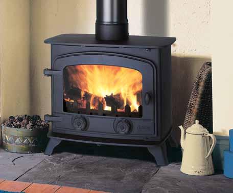 Devon Wood and Multi-fuel stoves The Devon is a highly popular, medium sized stove which can be tailored to look equally at home in the fireplace of a modern house or the inglenook of a country