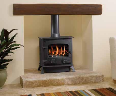 Exe Gas Stove The medium sized Exe is the latest addition to the Yeoman Gas range.