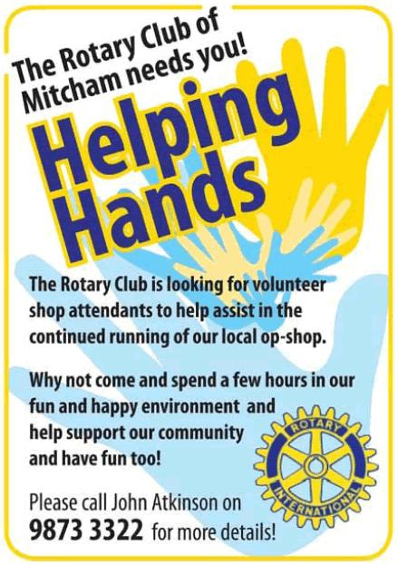 March 2016 2 Merle Atkinson Joan Daw Saro Richard All on 1st March Jack and Pamela Butler March 16th Rotary Grace For good food, good fellowship and the opportunity of service through Rotary, we give