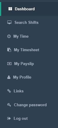 4) The My:Bank menu options appear on the top left hand side of