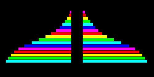 Population Pyramids in East Africa: