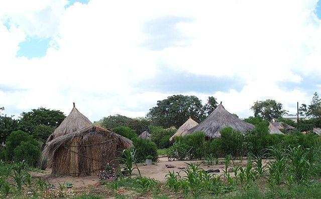 Village in Zambia.