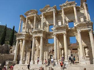 Then to the ruins of Ephesus which includes the The Celsus Library and The Great Theatre.