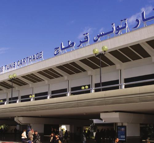 AIRPORT RECEPTION AT TUNIS-CARTHAGE AIRPORT Protocol officers will be available at Tunis Carthage International Airport to expedite entry and departure formalities for