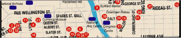 - 6 - Map of Ottawa Hotels Legend 0 SITE Building, University of