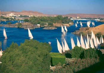 com Afternoon tour by Felucca around Elephantine Island, the Botanical garden and the Agha Khan. Dinner & Overnight on board cruise ship in Aswan.