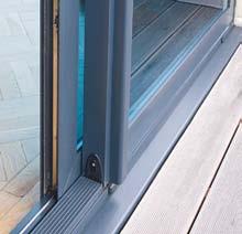mechanisms fitted as standard to master sliding sashes, with the additional security of internally glazed
