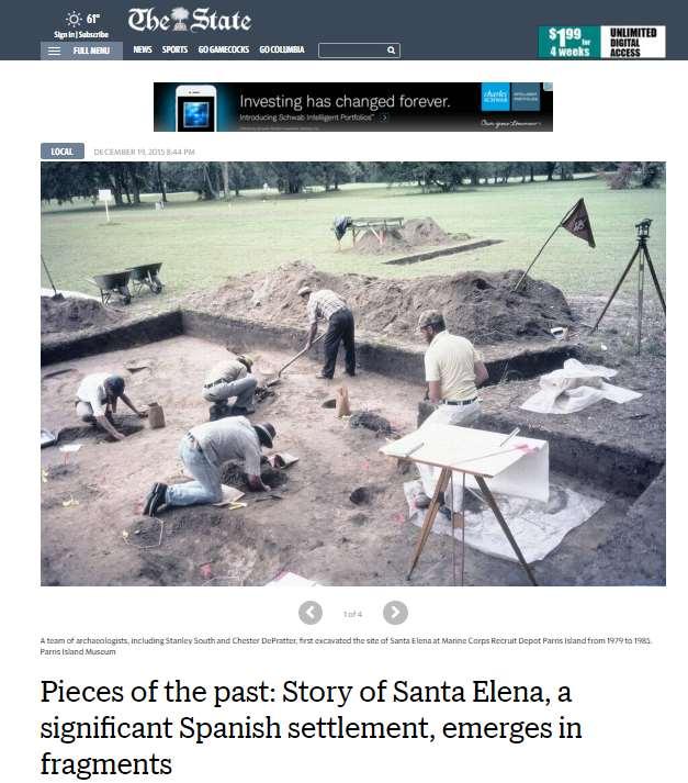 IN-DEPTH ARTICLE IN THE STATE NEWSPAPER Read more here: http://www.thestate.com/news/local/article50713800.html#storylink=cpy FIVE THINGS SANTA ELENA TEACHES ABOUT AMERICAN HISTORY 1.