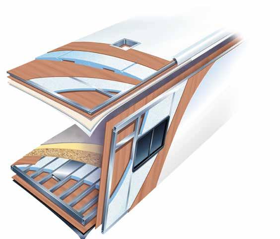 GEORGETOWN XL CONSTRUCTION 4 3 2 1 CONSTRUCTION SPECIFICATIONS MULTI-LAYERED LAMINATED ROOF