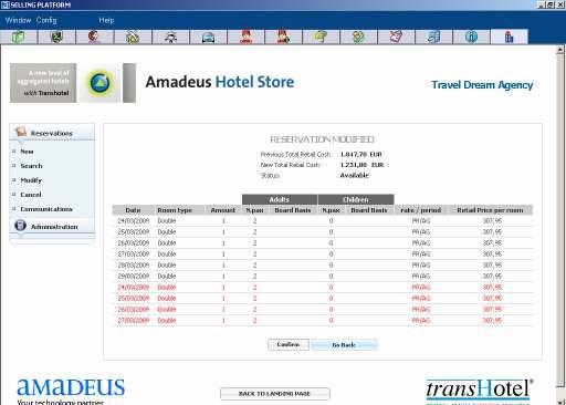 Amadeus Hotel Store segment Remark added to