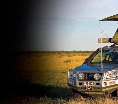 1 TJM ROOF TOP TENTS ENJOY A HASSLE-FREE NIGHT S SLEEP IN YULARA OR BOULIA. YOU CHOOSE THE VIEW. A Yulara or Boulia TJM roof top tent is always there - where you are.