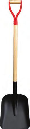 long service life SS 49100 48 inch wood handle #2 Aluminum Scoop Shovel - Eastern Transfer loose materials or clean up with lightweight, corrosion resistant, non-spark 11 inch x 14 1 2 inch
