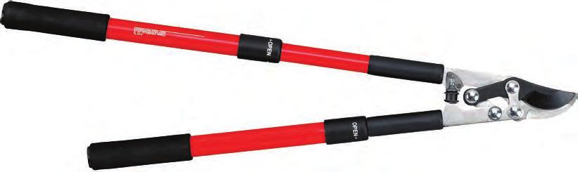 Bypass & Anvil Loppers RED 1 1 /2 inch ComfortGEL Bypass Lopper Specially coated non-stick blade provides maximum cutting performance Reduced hand and shoulder fatigue with ShockGUARD bumper system