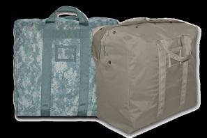 Aviator Kit Bag (A-3) Military issue, two-way zipper, web strap