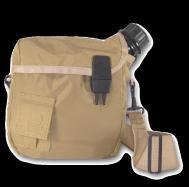 One Quart Canteen Cover MOLLE Quick-Release Buckle Internal Drawstring With Cord Lock 2