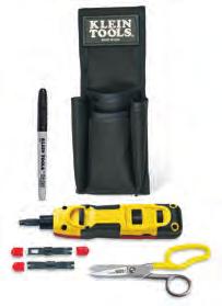 consumables pocket VDV012-811 LAN Installer Starter Kit Modular Includes the tools needed to prepare, connect and test modular cables.