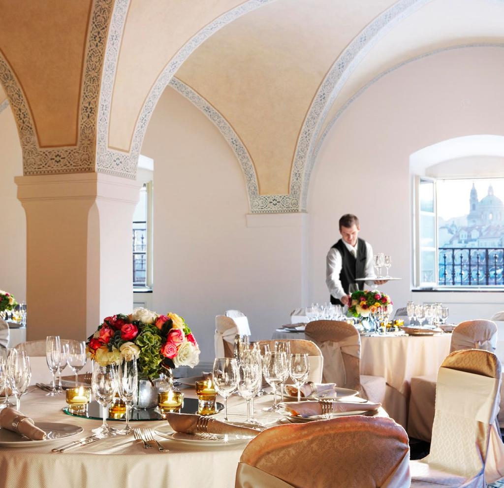 Bring together friends and family for a memorable celebration at Four Seasons Hotel Prague hosting from 10 to 200