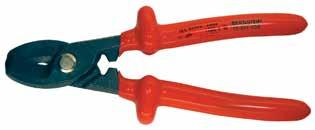 3 ffor AC/DC 17-531 6-400 V AC/DC 110 Ratcheting cable cutters easy cutting of big diameters, for copper and aluminium cable,, fully insulated according to IEC