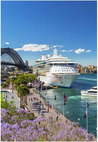 Cruise visitation to NSW 2015-16 Cruise ship visits to NSW ports in 2015-16: 322 Sydney: 304 (336 est.