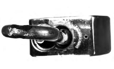 case-hardened lock. This lock has the same general shape and size of an American lock, but it is much weaker and can be opened quickly.