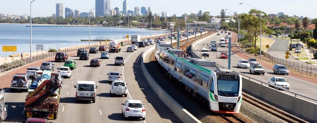 Perth saw gradual and consistent improvement to journey times on the CBD Airport route, as seen in Figures 19 and 2, which coincides with the progressive completion of the Gateway WA project.