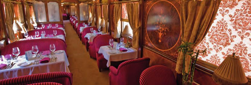 Extremadura Itinerary Andalusia Itinerary Coach ride Step on board the Al Andalus and discover why this palace on wheels is considered the most spacious and luxurious tourist train in the world.