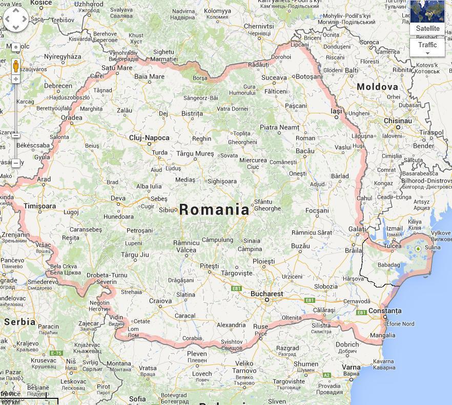 Tulcea County is situated in South-East of Romania,
