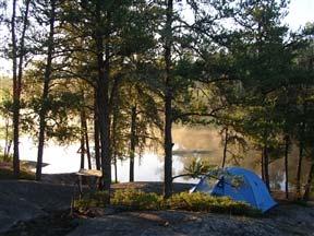 3: Campsite. Photo by T. Lutz.