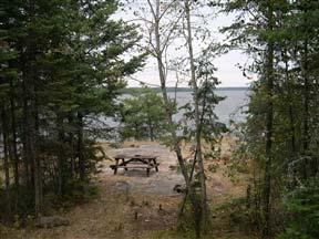 Campsite at Quesnel Lake Dam: Number of Tents: >2 Campsite Toilet: Good Campsite Exposure: South and East exposure Campsite Access: Good access from water, ATV access Campsite Staging: Yes Campsite