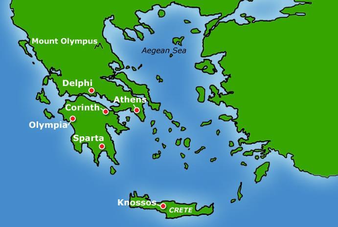 Geography City-states began to emerge because Greece was divided by geographic