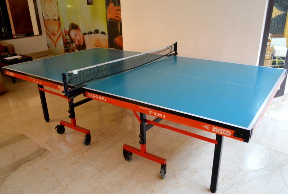 Table tennis and table football, a huge assortment