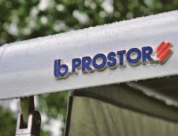 CHARACTERISTICS 5.50 m ROBUST BUT STILL COMPACT The robust Prostor 600 is a top quality awning, very strong and stable.