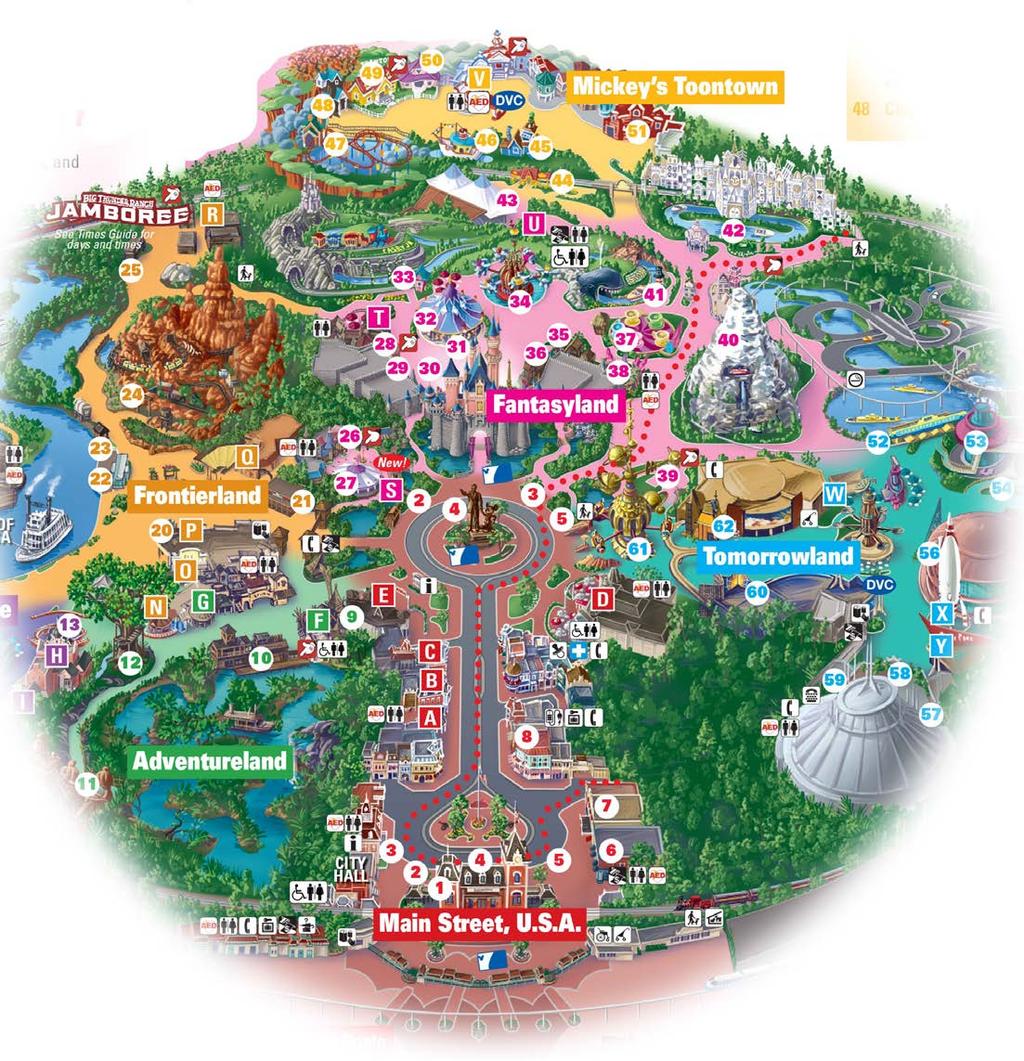 Disneyland arade Route Starts at It s