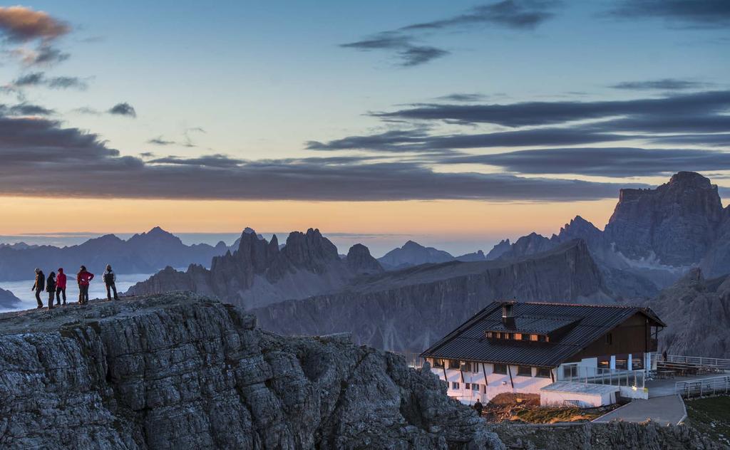 RIFUGIO Restaurant and accommodation The Lagazuoi Refuge is the highest and the largest mountain hut in