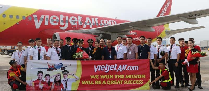 4 aircraft were wet-leased Early August, 2017, after exploration and assessing process, the delegation and 4 Vietjet s aircraft departed to Pakistan to operate wet-leased flights.