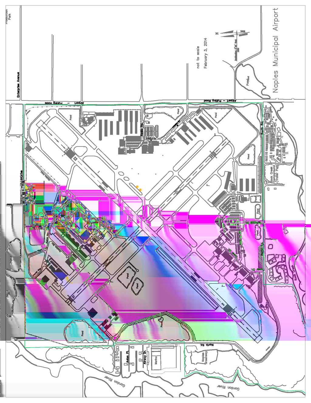 NOISE ABATEMENT PROCEDURES by Whispertrack Diagram #4: Updated Airport Diagram