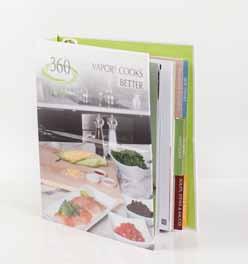 Accessories 360 Cookbook As a 360 Cookware fan, you re going to love the recipes that highlight the Vapor Cooking Method - but we didn t stop there.