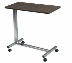 Overbed Tables Pivot & Tilt Overbed Table 13000...1/cs The pivot feature allows the table top to be positioned closer toindividuals in a bed, siting in a wheelchair, or folded for storage.