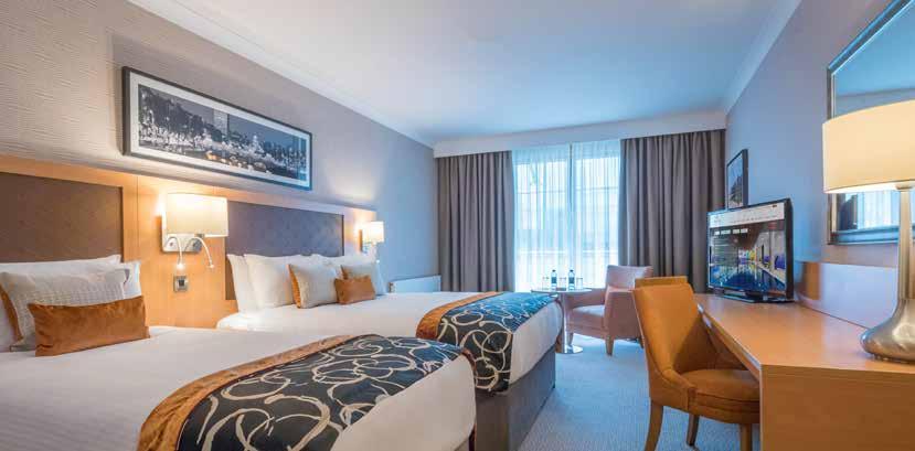 Stylish Guest Rooms Our Guest Rooms 4 Clayton Hotel Cardiff Lane offers 304 contemporary and spacious rooms.