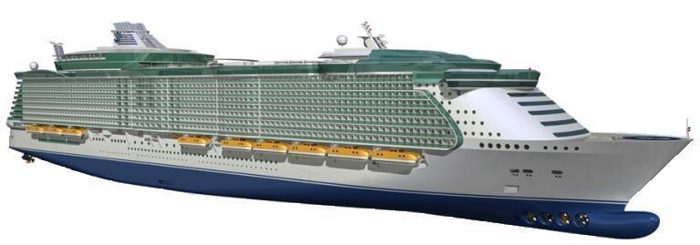 Western Baltic Engineering: projects Oasis of Seas Steel engineering of 2000 ton at the Genesis class cruise vessel.