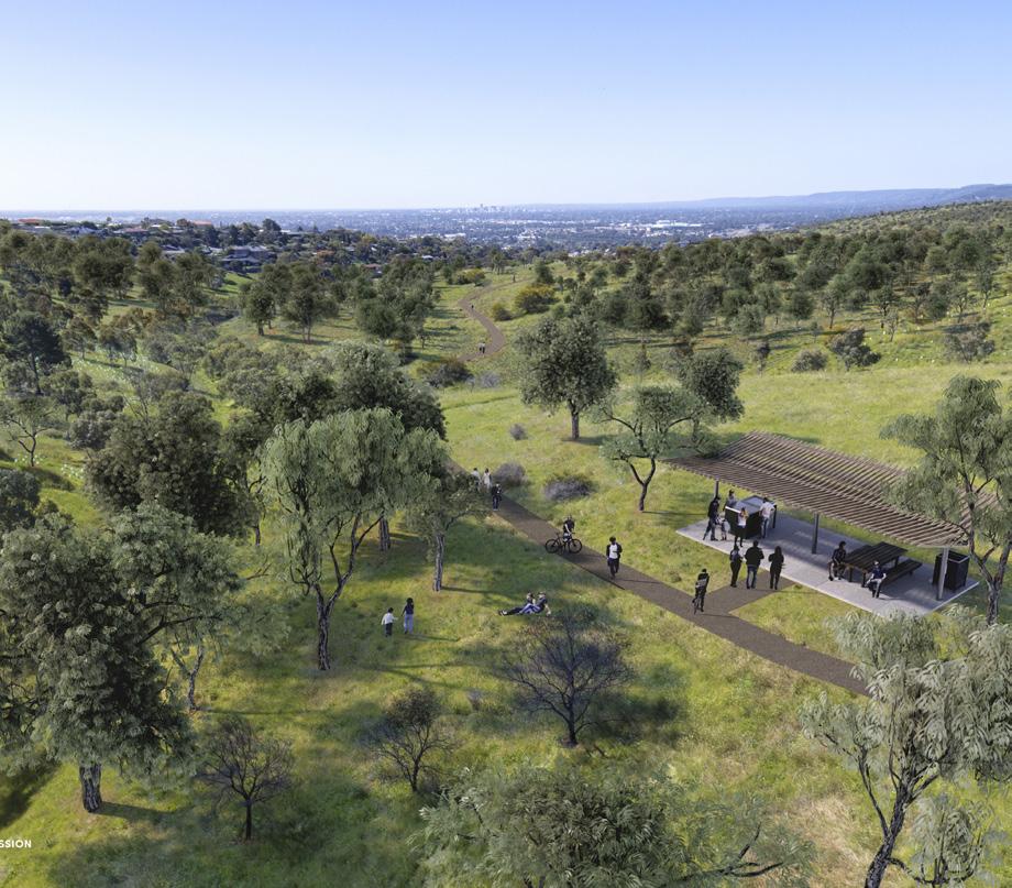 National Parks in Adelaide There are a number of discrete, but geographically linked portions of land in Adelaide s southern suburbs that have the potential to be converted into an environmental and