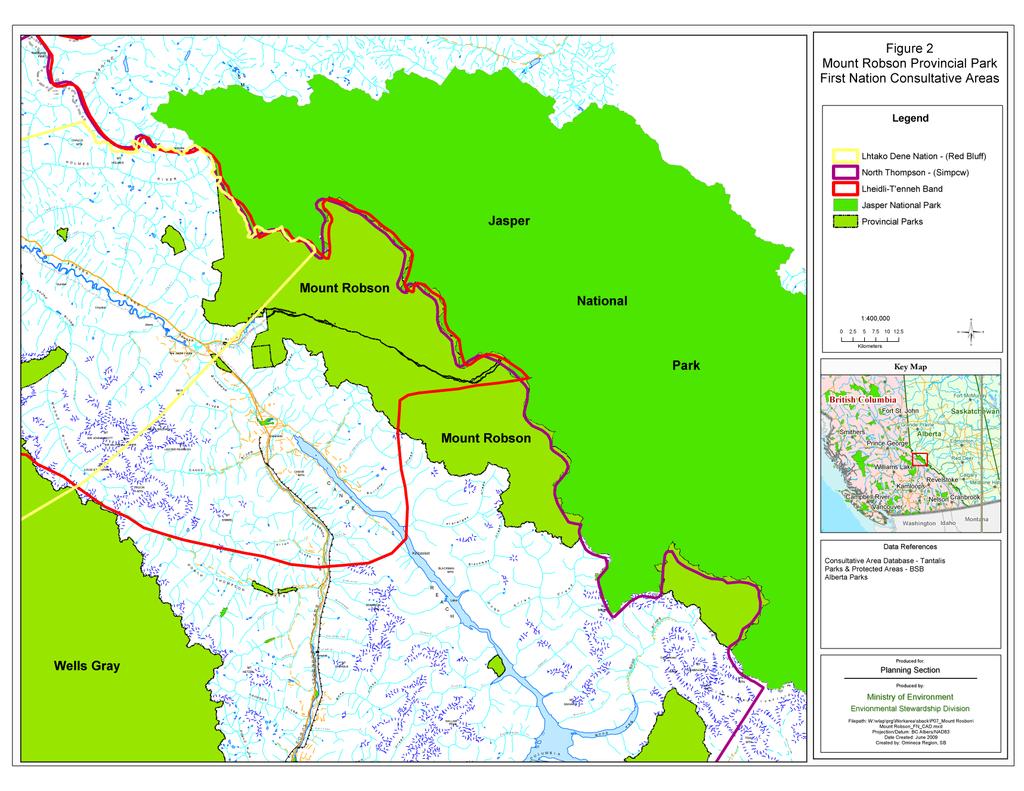 Figure 2: First Nations Consultative Areas Map