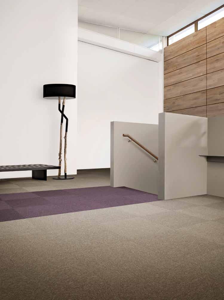 Less is more With Biosfera, you have the choice of three high-performance tufted carpets; Micro, Bouclé and Velour, all with minimal use of materials.