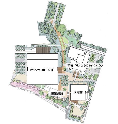Overview of "Tokyo Garden Terrace Kioicho" The Seibu Group is carrying out development of multi-complex facilities through reorganization of business portfolios which incorporate offices, hotels,