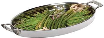 Even Heat Distribution Rolled & Sealed Rims For Gas, Electric Or Induction Cooking 8181-60/38