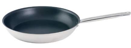 sources One-year warranty on non-stick coating. Durable riveted handle Frying Pan Ht.