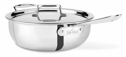 MAY PROMOTION 4QT Essential Pan This versatile pan combines the rounded sides of a French skillet with the height and wide surface area of a deep sauté pan.