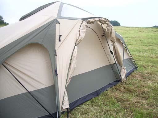 IMPORTANT: When using the tent on very rocky or muddy ground we recommend an additional groundsheet